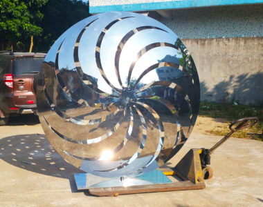 My Newest Sculpture: Pinwheel