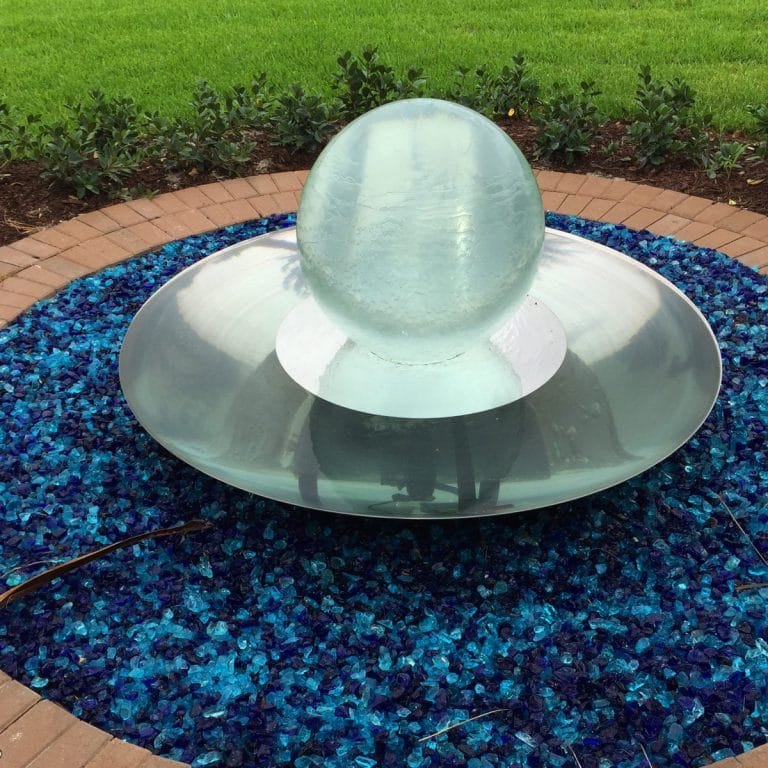 Aqualens Fountain in Delray Beach, Florida