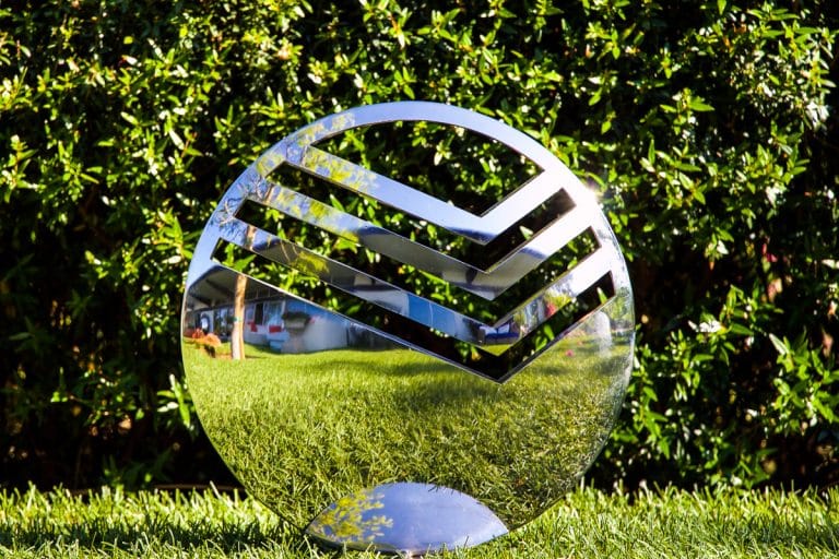 New Sberbank Logo Sculpture