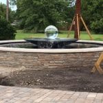 Nunnally House Aqualens Sphere Fountain
