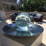 Aqualens fountain in Melbourne Beach, Florida