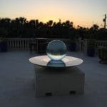 Aqualens fountain in Melbourne Beach, Florida