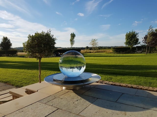 Aqualens in a garden in Hertfordshire