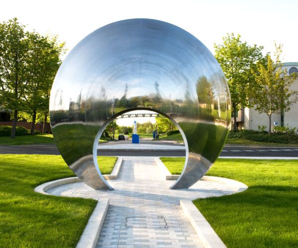 Moongate sculpture in Frimley UK