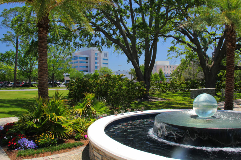 Aqualens in Healing Garden