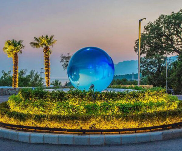 Sphere Fountain at a resort