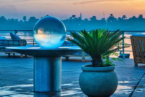 Sphere Fountain in Egypt