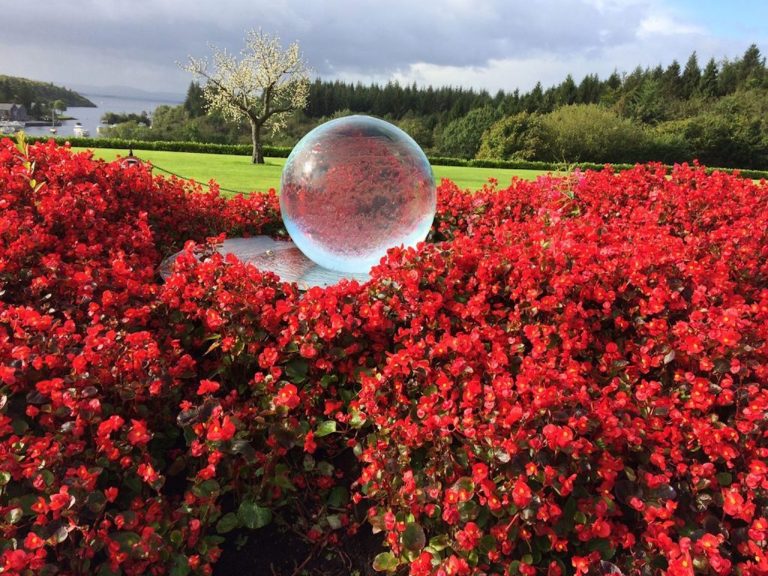 Ashford Castle Sphere Fountain
