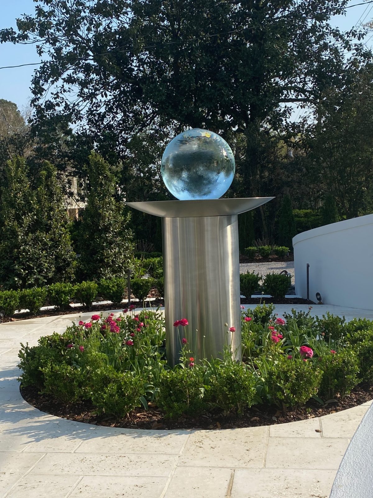 Raised Sphere Fountain