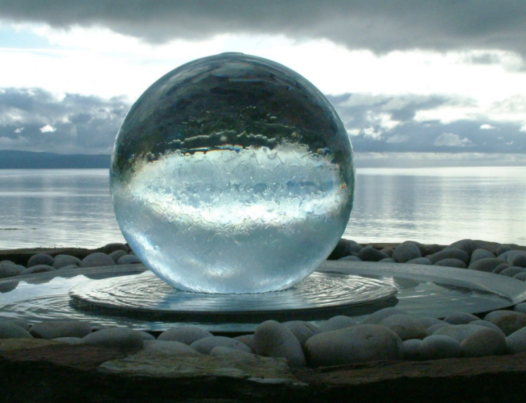 Moody Fountain Landscapes